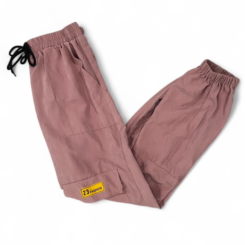 Pink Cargo Joggers